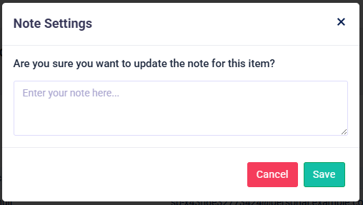 List Deposit Actions.